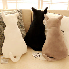 17.7" Back Shadow Cat Cushion Plush - Plushie Paradise - Plush