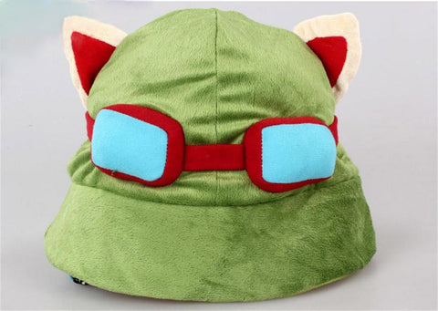 LoL Swift Scout Teemo Cosplay Hat Plush